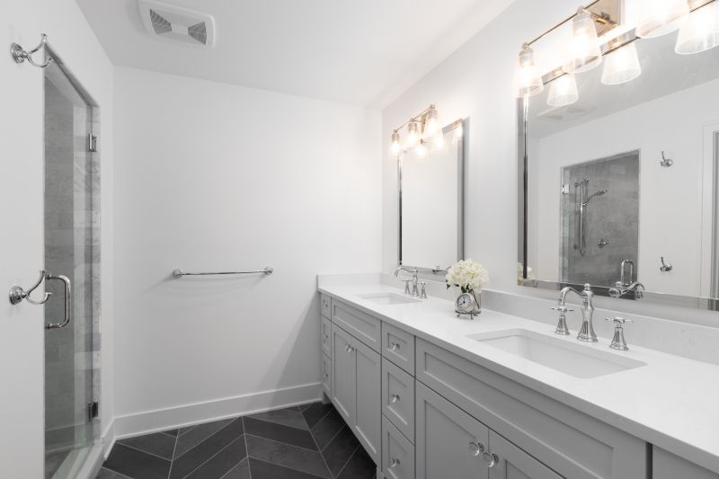 Renovated Bathroom with Double Vanity