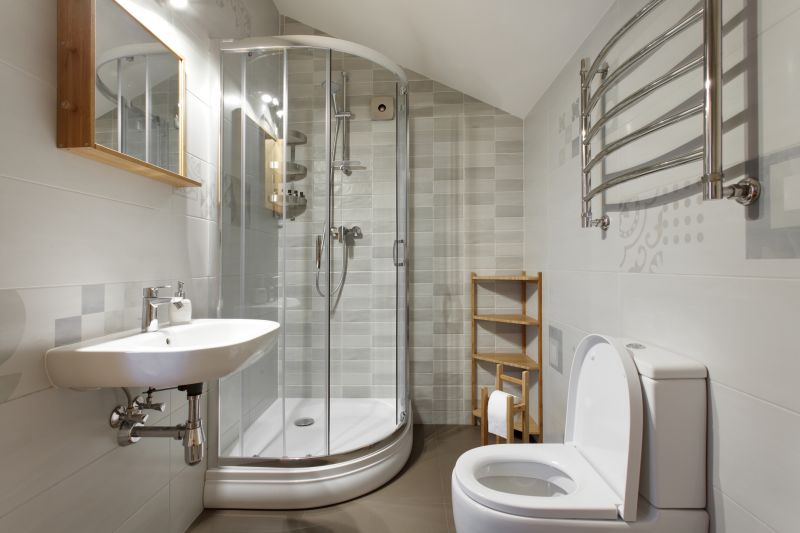 Shower with Space-Saving Niche